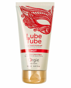 Интимный гель на водной основе Lube Tube Hot с разогревающим эффектом - 150 мл.