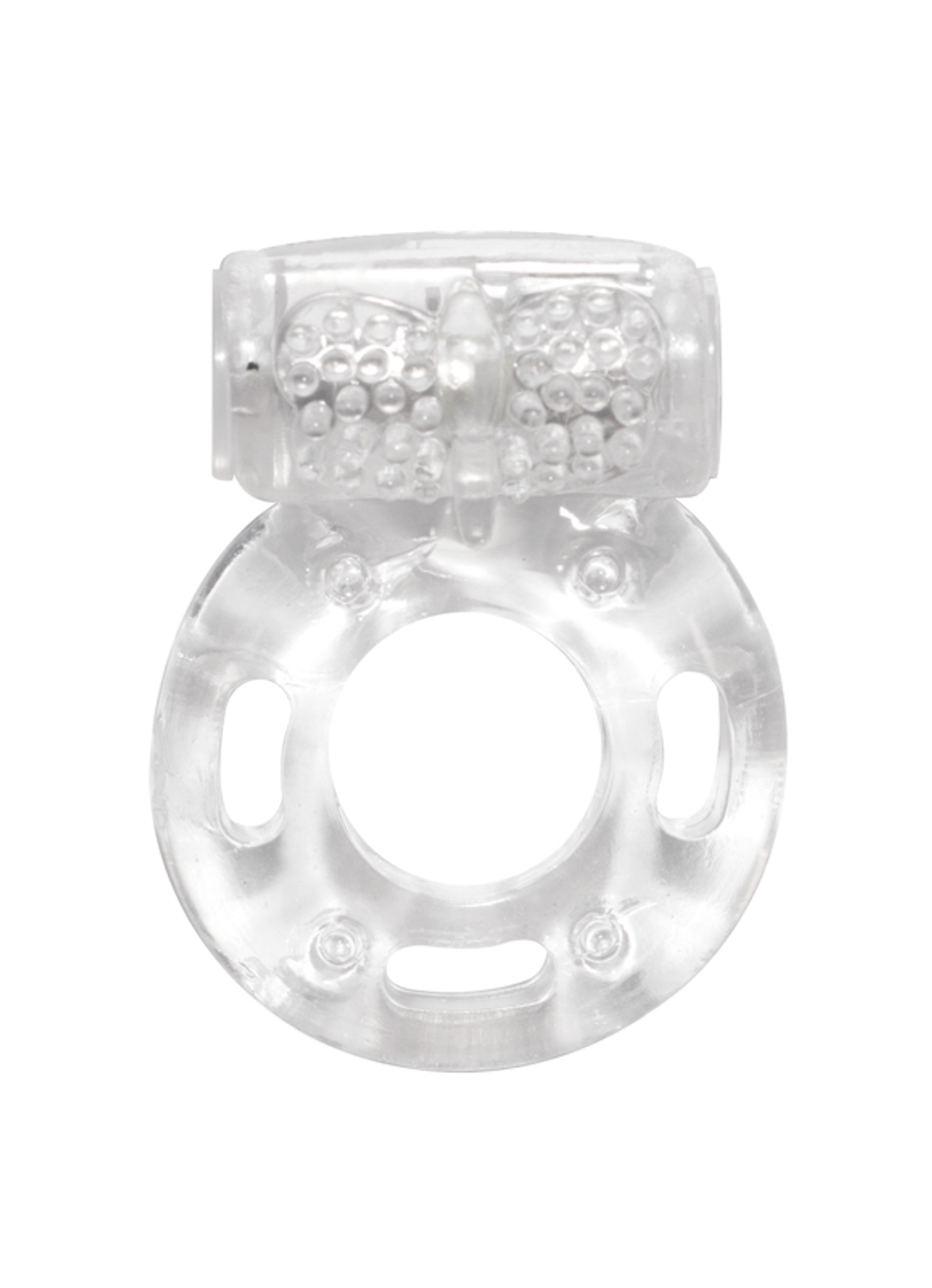 Эрекционное кольцо с вибрацией Rings Axle-pin white 0114-80Lola