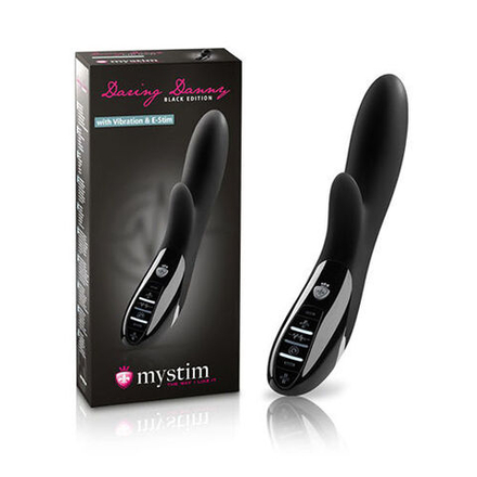 46875 / Daring Danny eStim Vibrator, Black Edition Вибромассажер с электростимуляцией