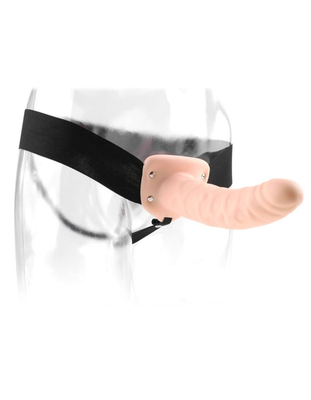 Полый страпон на ремне телесный Fetish Fantasy Series 8 Hollow Strap-On Pipedream
