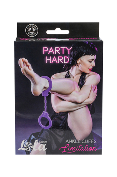 Силиконовые поножи Party Hard Limitation Purple 1168-02lola