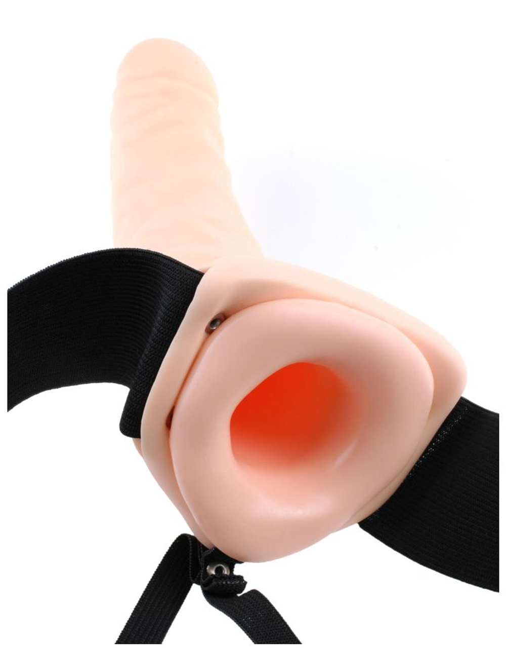 Полый страпон на ремне телесный Fetish Fantasy Series 8 Hollow Strap-On Pipedream