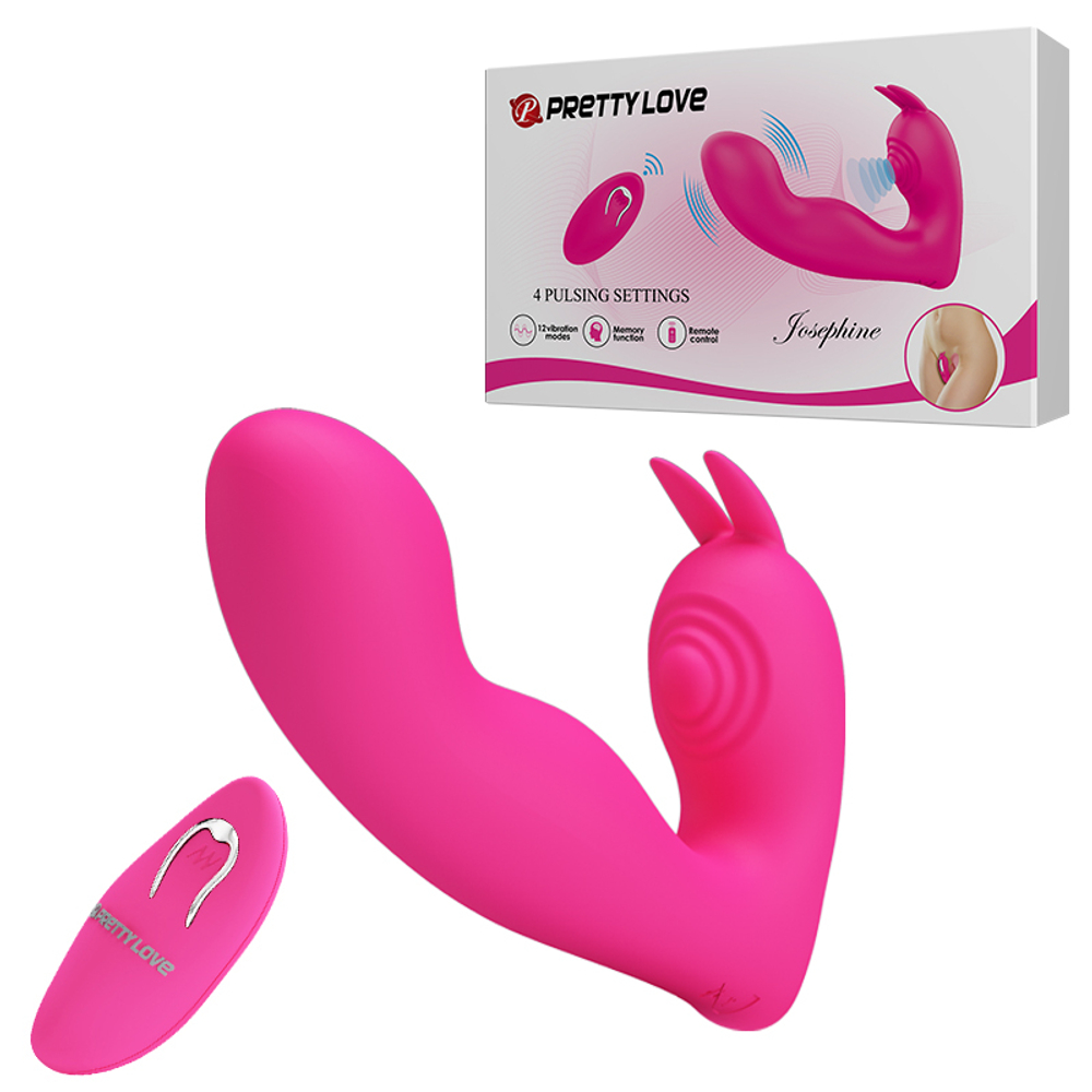 Вибратор Pretty Love с вагинальной и клиторальной стимуляциями BI-014843W-1