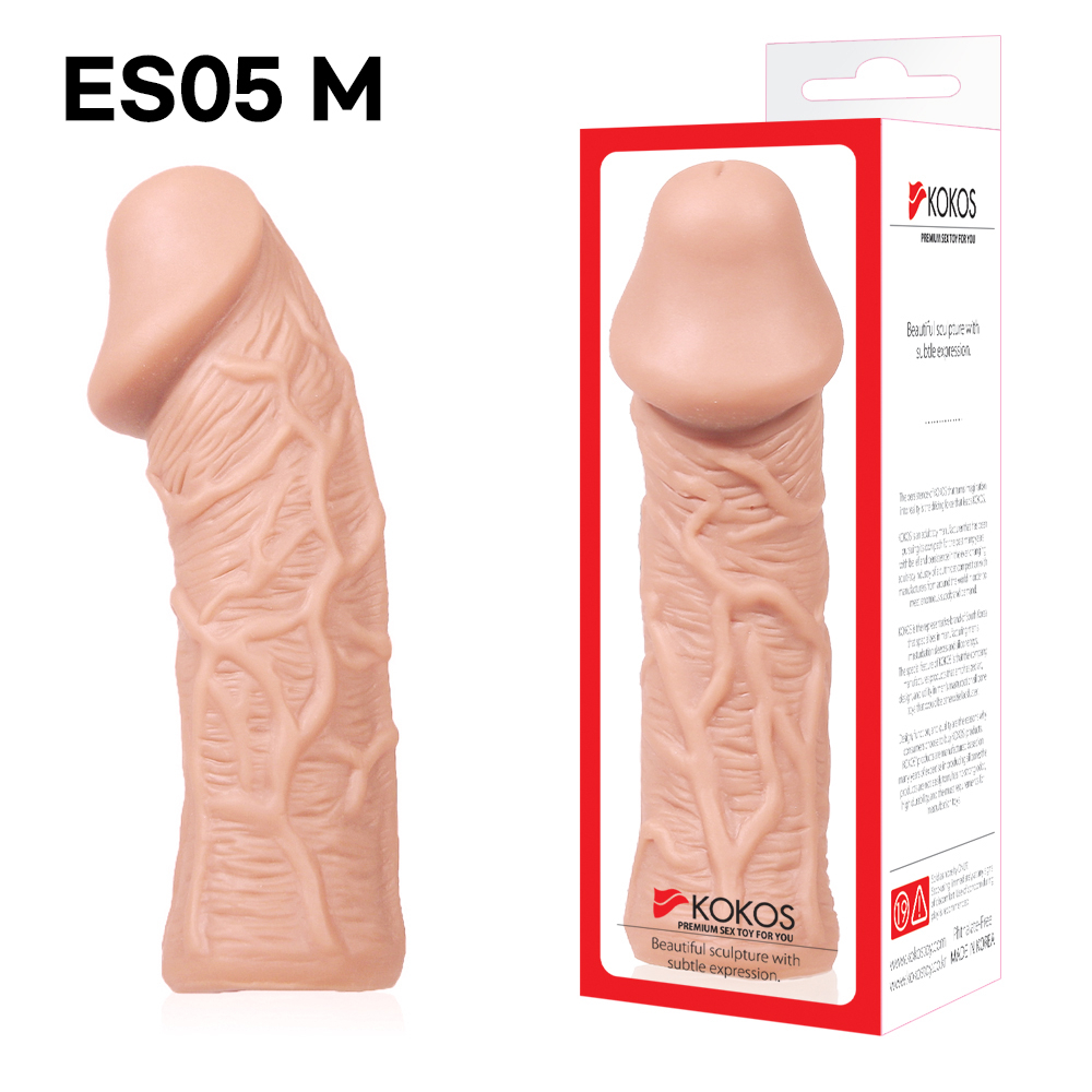Насадка реалистичная Extreme Sleeve ES.05 телесная TPR KOKOS