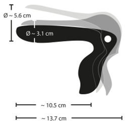 Вагинальный расширитель Vibrating Speculum с вибрацией и подсветкой