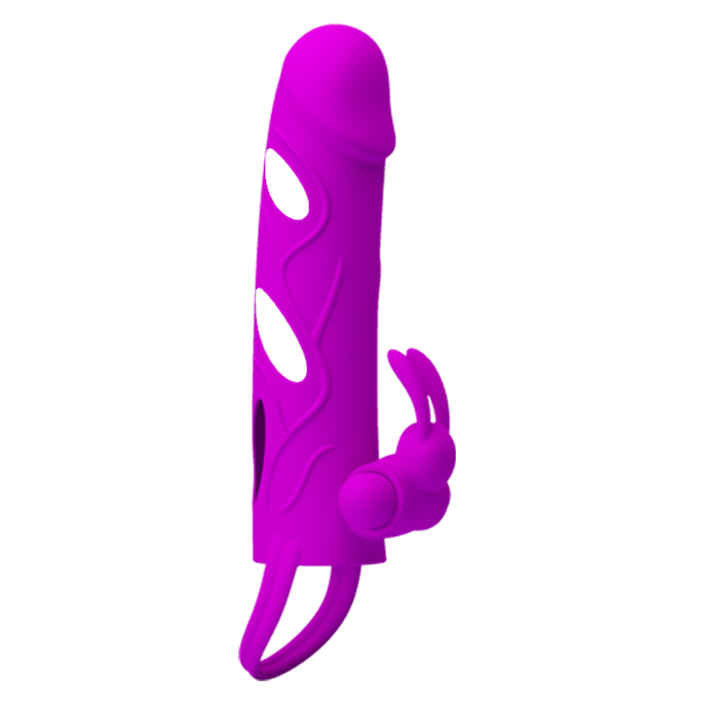 Вибронасадка на пенис  5,5" Preetty Love BI-026216-1