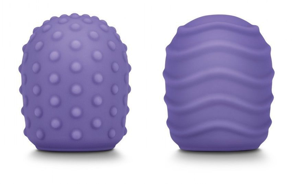 Набор из 2 фиолетовых текстурированных насадок для Le Wand Petite