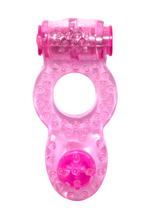 Эрекционное кольцо с вибрацией Rings Ringer pink 0114-73Lola