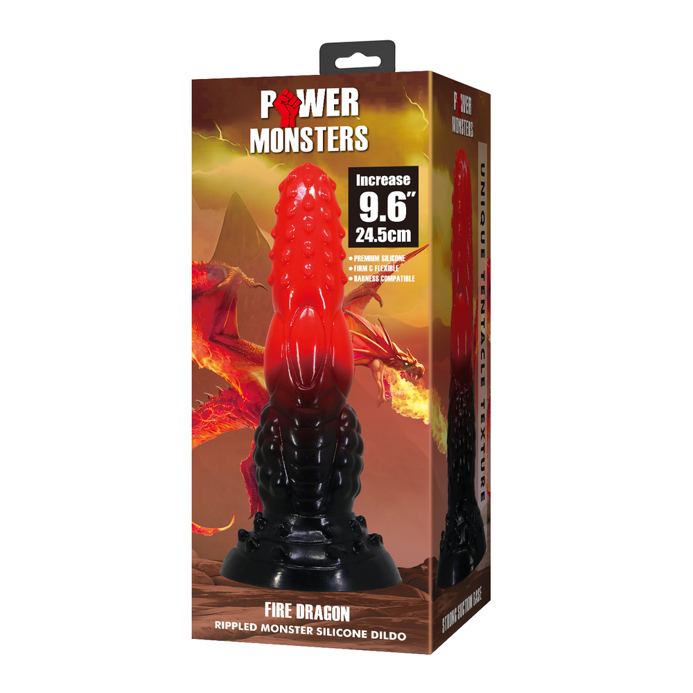 Силиконовый фаллоимитатор Fire Dragon BW-008147
