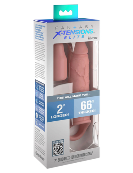 Страпон Fantasy X-tensions Elite 6" Extension with Strap - Light Pipedream 415021PD