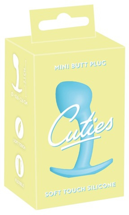 5568310000 / Анальная пробка мини Cuties голубая
