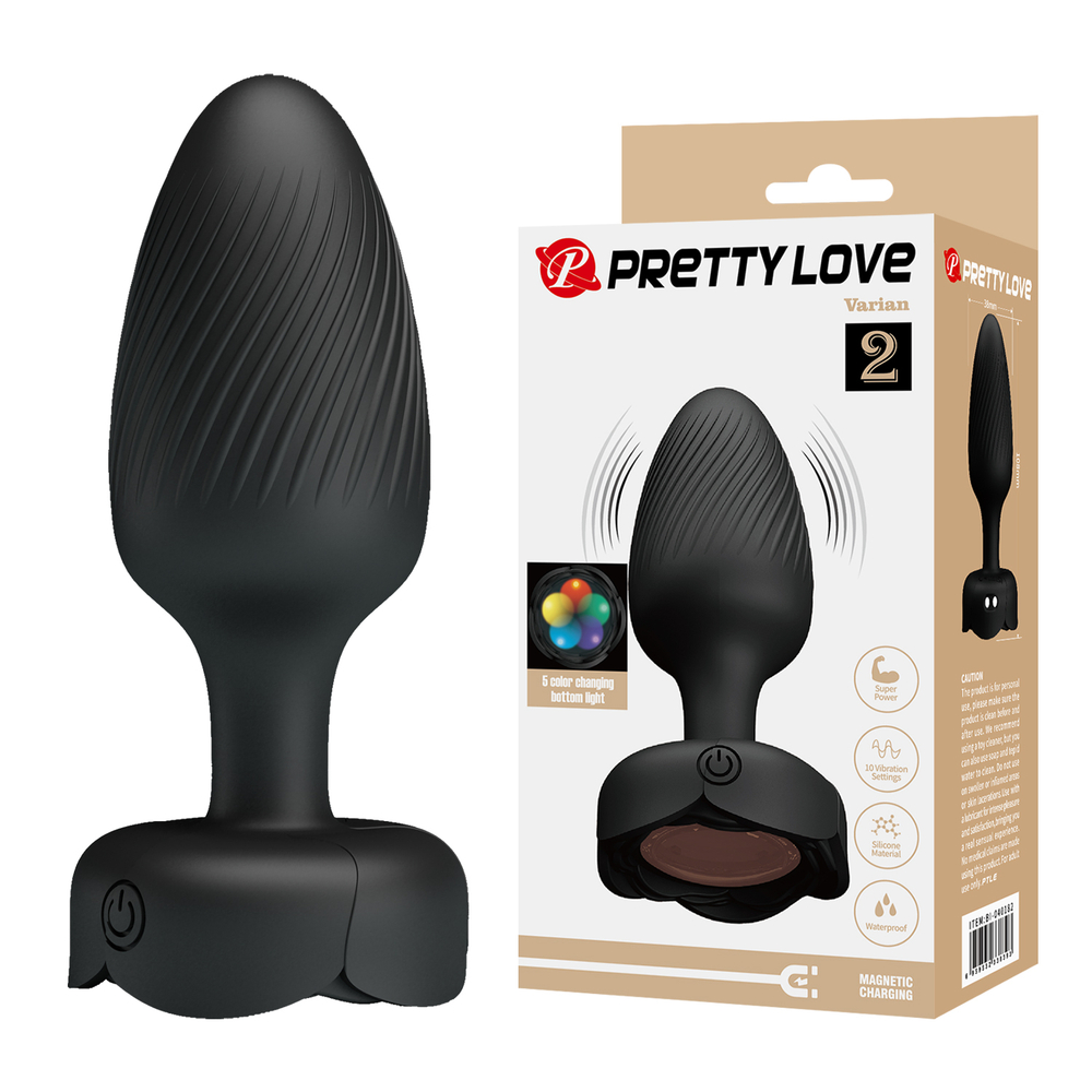 Анальный Вибростимулятор с Подсветкой Pretty Love BI-040182