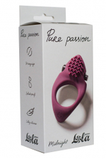Эрекционное виброкольцо Pure Passion  Midnight Wine red 1300-02lola