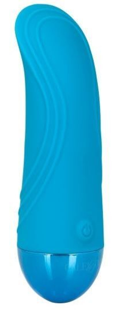 Голубой мини-вибратор Tremble Tickle - 12,75 см.