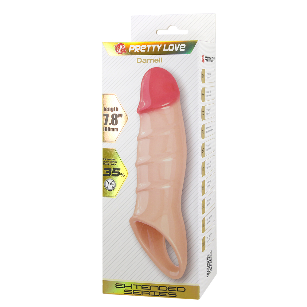 Реалистичная насадка на пенис BI-026278N